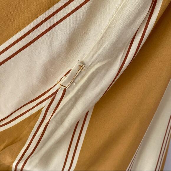 Faithful The Brand Isola Mini Dress Ivy League Yellow Stripe size 4 NO BELT - Picture 7 of 7